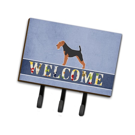 Carolines Treasures Welsh Terrier Welcome Leash or Key Holder BB5489TH68